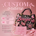 Custom Purse & Tote Bag Orders