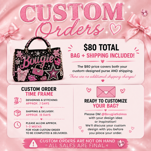 Custom Purse & Tote Bag Orders