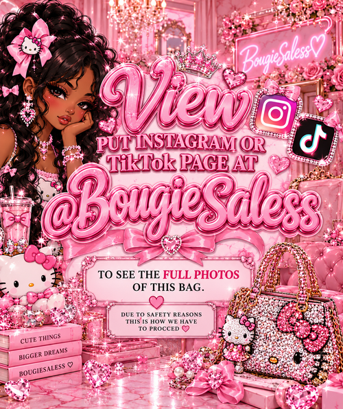 Bling Kitty Couture Bag — PLEASE READ BEFORE PURCHASING! 🩷